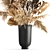 Elegant Dried Floral Bouquet 3D model small image 3