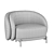 Ame Lounge Chair: Sleek and Stylish Seating 3D model small image 4