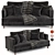 Marlon Modern Sofa: Stylish Elegance for Your Home 3D model small image 1