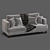 Marlon Modern Sofa: Stylish Elegance for Your Home 3D model small image 2