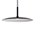 Impressive VISOR Black Pendant Light 3D model small image 1