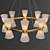 Elegant Elinor Chandeliers 3D model small image 2