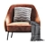 Modern Shift Armchair: Sleek Design, Maximum Comfort 3D model small image 3