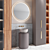 Modern Bath Set: Sink, Mirror, Wardrobe 3D model small image 2