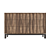 Elegant Walnut Carved Chest: Porada Masai 3D model small image 2