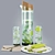 Pure Lime Infusion in Canopy Carafe 3D model small image 6