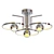 Sleek LED Ceiling Chandelier 3D model small image 1