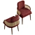 Elegant Blakey Dining Chair 3D model small image 3