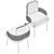 Elegant Blakey Dining Chair 3D model small image 5