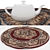 Versatile Rug Set: 8 Designs & 3 Render Options 3D model small image 4