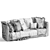 Vittoria Slip Cover Sofa: Elegant and Versatile! 3D model small image 7