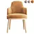 Elegant Armrest Chair: Lucylle 3D model small image 3