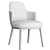 Elegant Armrest Chair: Lucylle 3D model small image 6
