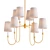 Elegant Vendome Large Chandelier 3D model small image 1