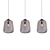 Modern Chrome Glass Pendant Light 3D model small image 1