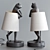 Charming Frog Table Lamp 3D model small image 2