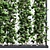Outdoor Metal Vase with Fence & Ivy 3D model small image 3