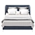 Sleek Storage Solution: IKEA Tufjord Bed 3D model small image 2