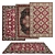 Versatile Set of 6 Rugs with Multiple Render Options 3D model small image 5