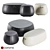 Elegant Logam Poufs - Versatile Sizes 3D model small image 1