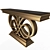 Elegant Console Table: Timeless Luxury 3D model small image 2