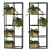 Metal Wood Indoor Plant Stand 3D model small image 5