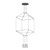 VIA Wireflow Chandelier: Modern LED Suspension 3D model small image 3