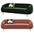 Modern Trudy 3-Seat Sofa 3D model small image 1