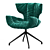 Chic Floral Charm: Cassia B156 Armchair by Bretz 3D model small image 2