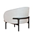 Modern MELA Lounge Chair: Artisan Craftsmanship 3D model small image 5