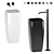 Cielo Shui Freestanding Washbasin: Elegant and Compact 3D model small image 1