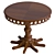 Handcrafted Carved Table 3D model small image 2