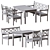 Skagerak Skagen Table Set 3D model small image 6