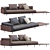 Luxury Brasilia Sofa by Minotti 3D model small image 2