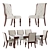 Stylish Porter Chair: Compact and Comfortable 3D model small image 1