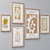 Modern Wall Paintings Set 1433 3D model small image 2