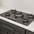 Neo Classic Black & White Kitchen Set 3D model small image 3