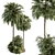 Tropical Oasis Garden Set 3D model small image 2