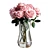 Elegant Pink Roses Bouquet 3D model small image 1