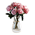 Elegant Pink Roses Bouquet 3D model small image 6
