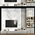 Versatile TV Wall Mount Set 3D model small image 1