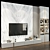 Versatile TV Wall Mount Set 3D model small image 3