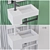 Modern Bathroom Bath Set 3D model small image 3