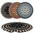 Round Rug Set for Stunning Renders 3D model small image 1