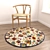 Title: Round Rug Set - Stunning Variety 3D model small image 2