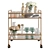 Modern Drink Bar Cart Set 2 3D model small image 4