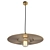 Raiden Brass Chandelier 3D model small image 1