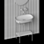 Stylish Bathroom Furniture Set 3D model small image 5