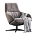 2017 Aston Club Arper Armchair: Modern Elegance for Your Space 3D model small image 1