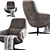 2017 Aston Club Arper Armchair: Modern Elegance for Your Space 3D model small image 2